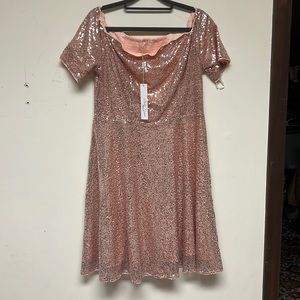 Off-Shoulder Swing Dress